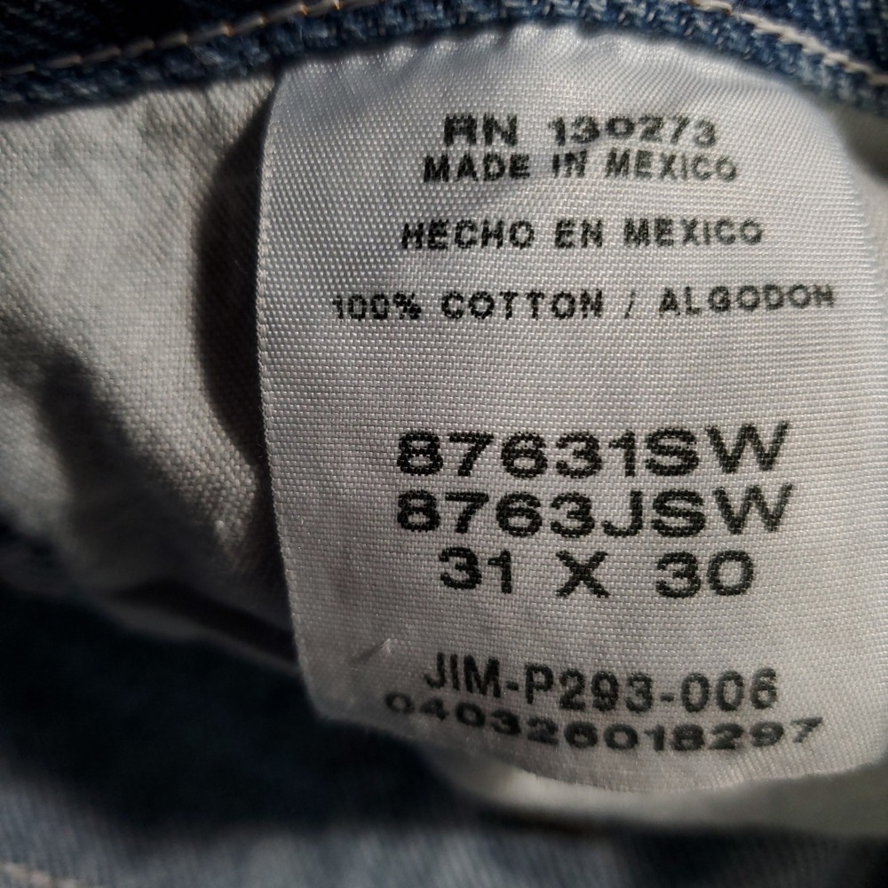 Rustler Classic Mens Regular Fit Straight Leg Jeans Light Wash 31x30 87631SW NEW - Picture 3 of 8
